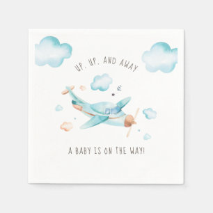 Reisespielzeug Airplane Boy Baby Showservice Serviette