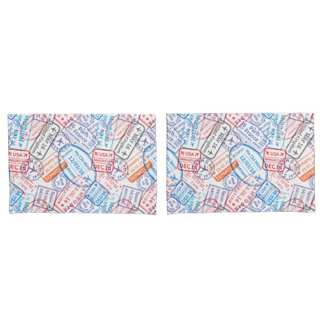 Reisesymbol Kissenbezug (Vorderseite-Set)