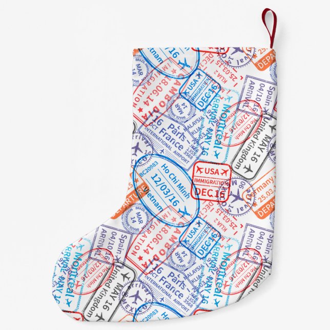 Reisesymbol Kleiner Weihnachtsstrumpf (Rückseite)