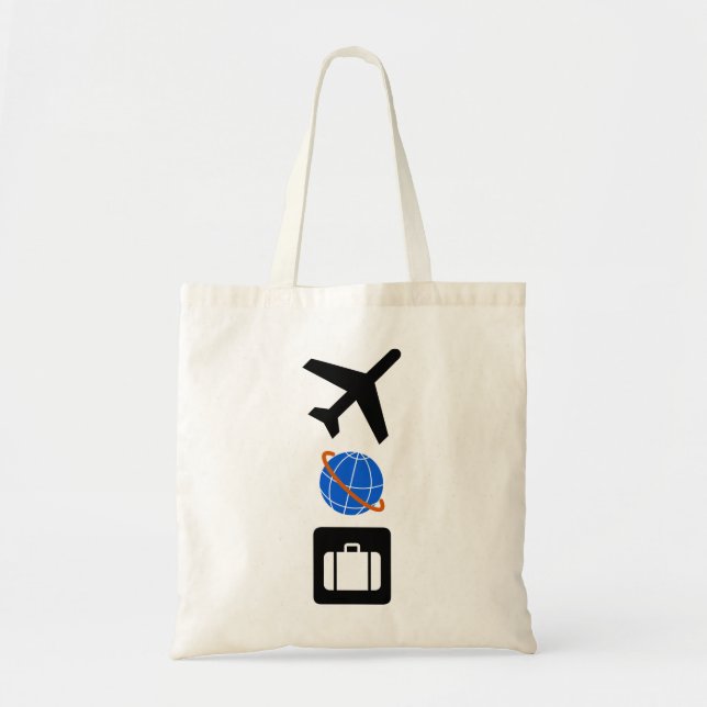 Reisesymbole Tragetasche (Vorne)