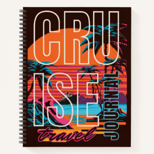 Reisetagebuch Tropische Palmen Notizbuch