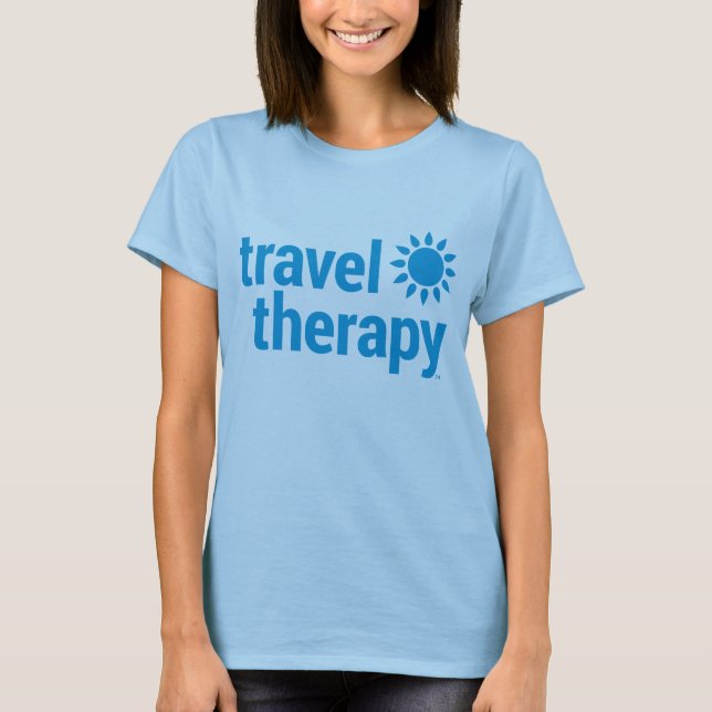 Reisetherapie T-Shirt (Vorderseite)