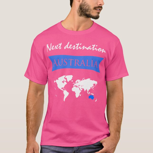 Reisetipps Australien Geschenkidee T-Shirt (Vorderseite)