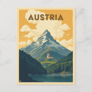 Reiseverkehr Österreich Vintage-Tourismus Postkarte