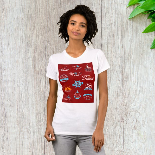 Reisezeichen Urlaubsstipps T - Shirt (Von Creator hochgeladen)