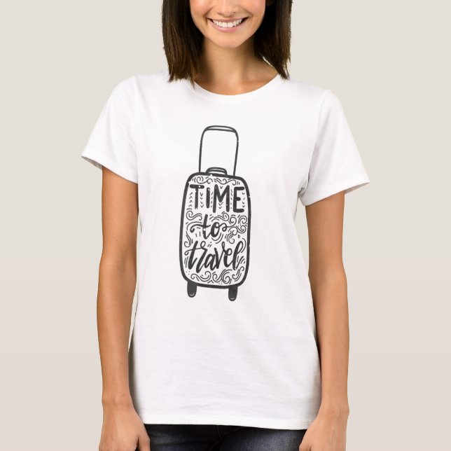 Reisezeit T-Shirt (Vorderseite)