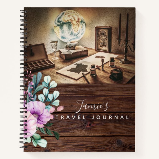 Reisezeitschrift Pension Adventures Vater Großvate Notizbuch (Vorderseite)