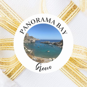 Reiseziel Foto Runder Aufkleber