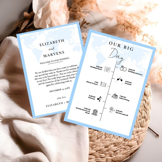 Reiseziel Hochzeitstag Veranstaltungen Zeitplan Programm (Von Creator hochgeladen)