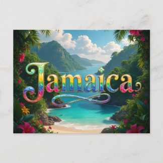 Reiseziel Jamaika Postkarte