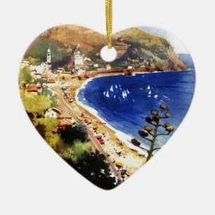 Reiseziel Levanto Genua Italien Tourismus Keramik Ornament