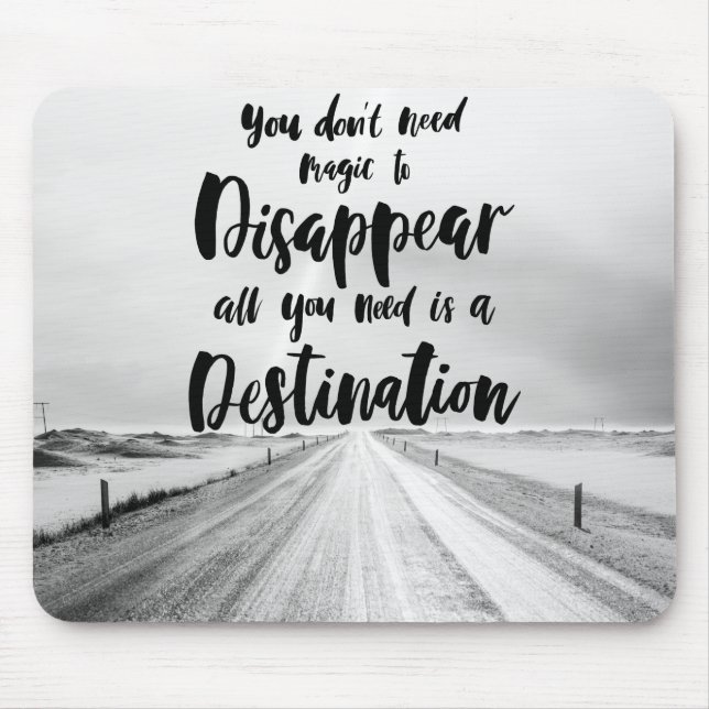 Reiseziel Mousepad (Vorne)