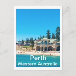 Reiseziel Perth Australien Postkarte