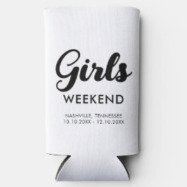 Reiseziel Spaß Matching Girls Wochenende Reise Selters Dosenkühler