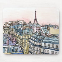 Reiseziele | Aquarell Eiffelturm & Paris
