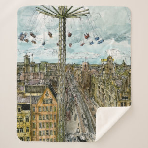 Reiseziele   European Swing Ride Watercolor Sherpadecke