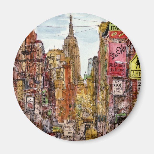 Reiseziele | New York City View of Little Italy Magnet (Vorne)