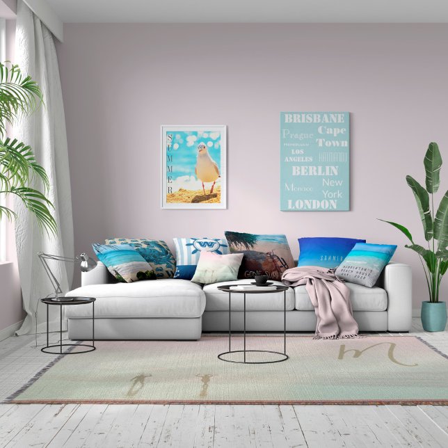 Reiseziele Persönliches blaues Weiß Moderne Leinwanddruck (Von Creator hochgeladen)