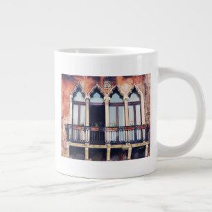 Reiseziele   Rustikales Venedig-Gebäude Jumbo-Tasse