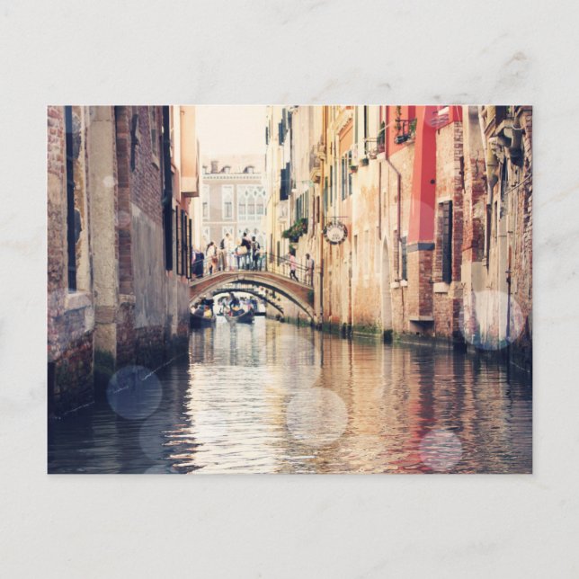 Reiseziele | Venice Gondolas Fotografie Postkarte (Vorderseite)