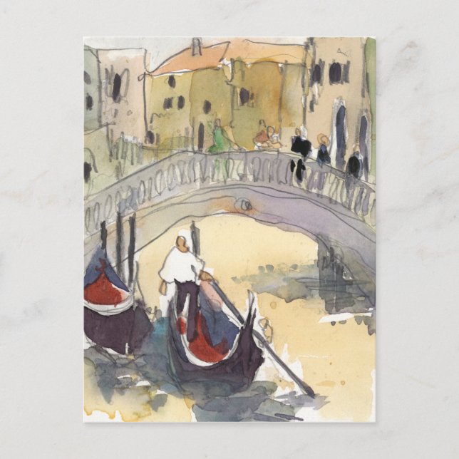 Reiseziele | Venice Plein Air Gondelbahn Postkarte (Vorderseite)