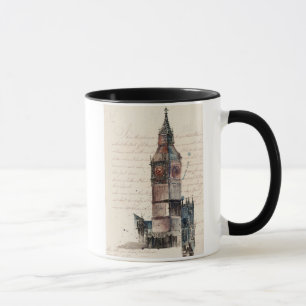 Reiseziele   Vintage Briefe von Big Ben Tasse