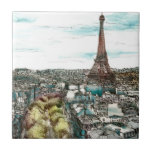 Reiseziele | Vintager Eiffelturm in Paris Fliese<br><div class="desc">Der Nachmittag ist gebrochen, und Sie werden in einem schönen Tag in Paris getaucht. Die Aquarellfarbe gibt uns einen neuen Ausblick auf die boomende Hauptstadt Frankreichs. Das fantastische Kunstwerk wurde von der einen und nur Melissa Wang gemalt. Sie erlaubt uns, Paris durch ihre Augen zu sehen. Der Eiffelturm ist der...</div>