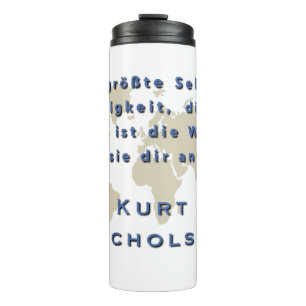 Reisezitat Thermosbecher