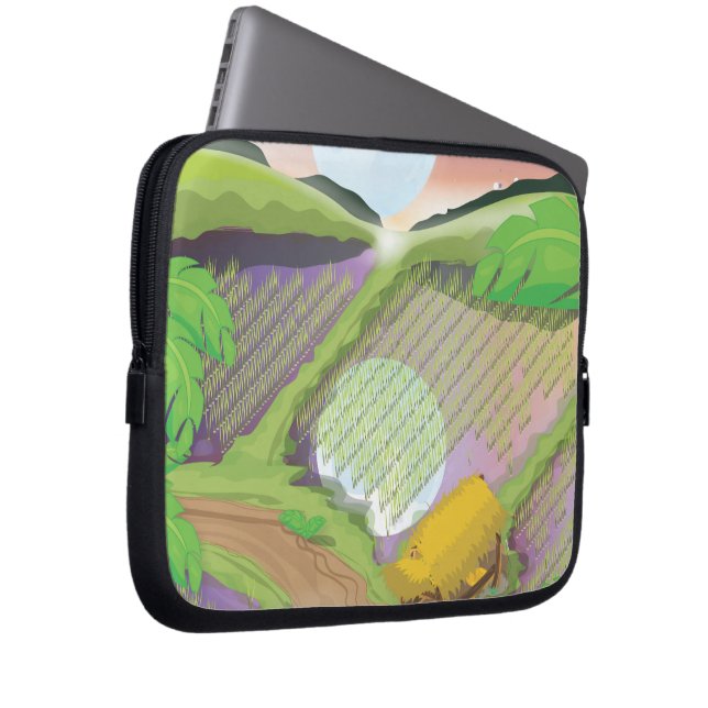 Reisfeld Laptopschutzhülle (Vorne Rechts)