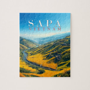 Reisfelder in Sapa, Vietnam  Puzzle