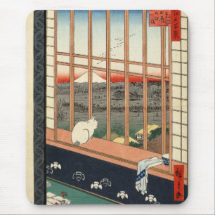 Reisfelder von Asakusa und Torinomachi-Fest. Mousepad
