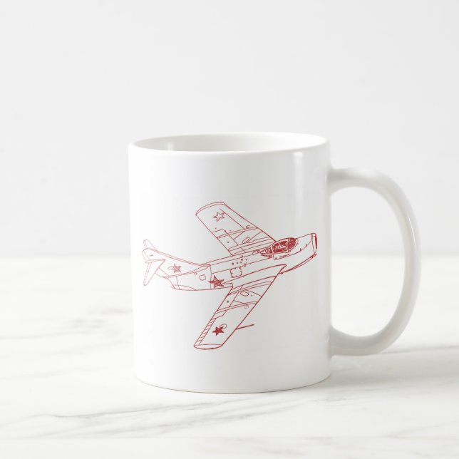 Reisigbündel Mig-15 Kaffeetasse (Rechts)