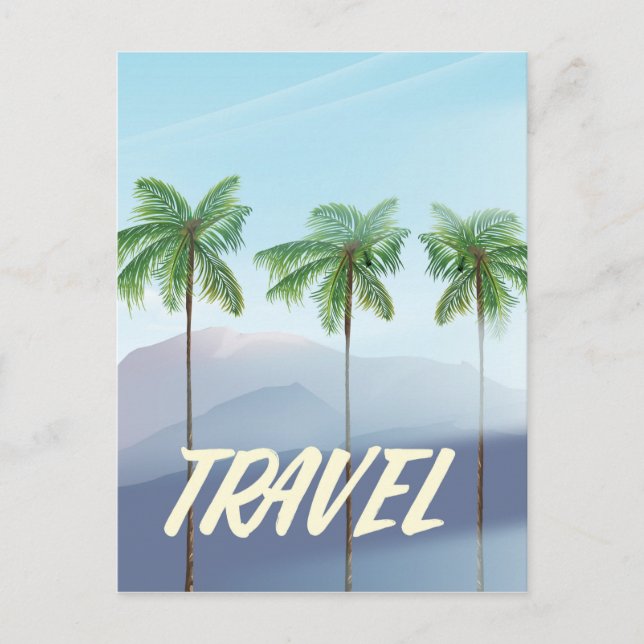 Reispalmen Postkarte (Vorderseite)