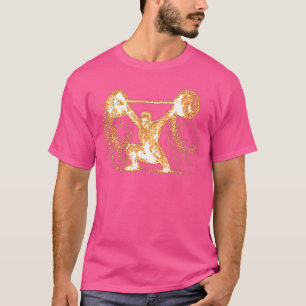 Reißen Gewichtheben Gewichtheben T-Shirt