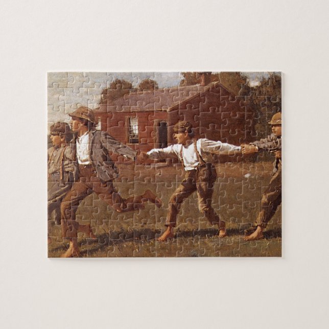 Reißen Sie das Whip', Winslow Homer_Great Puzzle (Horizontal)