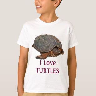 Reißende Schildkröte Dosenschildkröte-Liebhaber T-Shirt