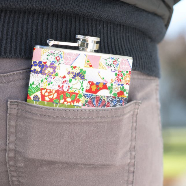 Reißpapier Art Flachmann (Beispiel)