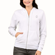 Reißverschluss Hoodie