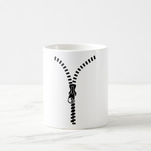Reißverschluss Kaffeetasse