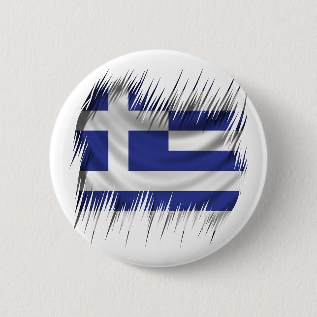 Reißwolf-Grieche-Flagge Button (Vorderseite)