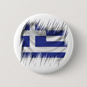 Reißwolf-Grieche-Flagge Button