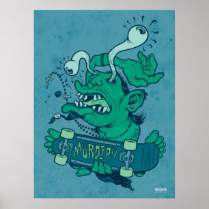 Reißwolf (überwundene Farbe) Poster