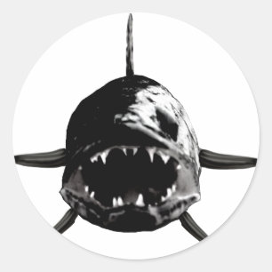 Reißzähne Runder Aufkleber