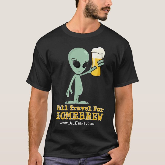 Reist für Zuhause Brew - dunkles Shirt (Vorderseite)