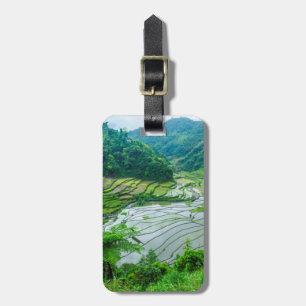 Reisterrassen-Landschaft, Philippinen Gepäckanhänger