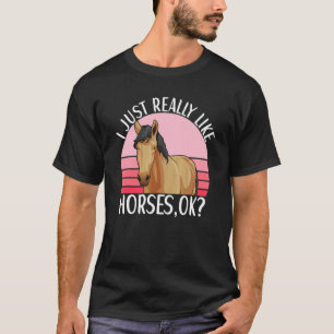 Reit-Outfit für Besitzer Equestrian Pferd 2 T-Shirt