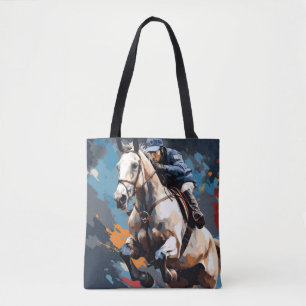 Reitaktion Sportmalerei Abstrakt Art