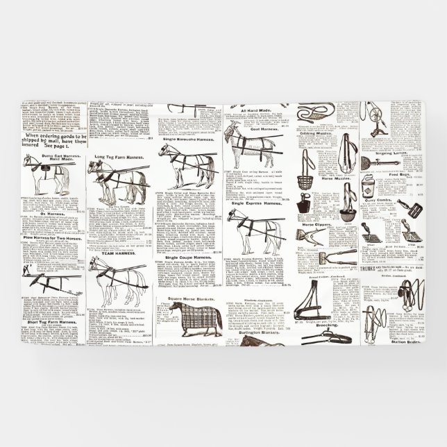 Reitantike Werbung Kunst Banner (Horizontal)