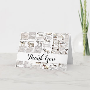 Reitantike Werbung Kunst Dankeskarte