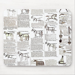 Reitantike Werbung Kunst Mousepad